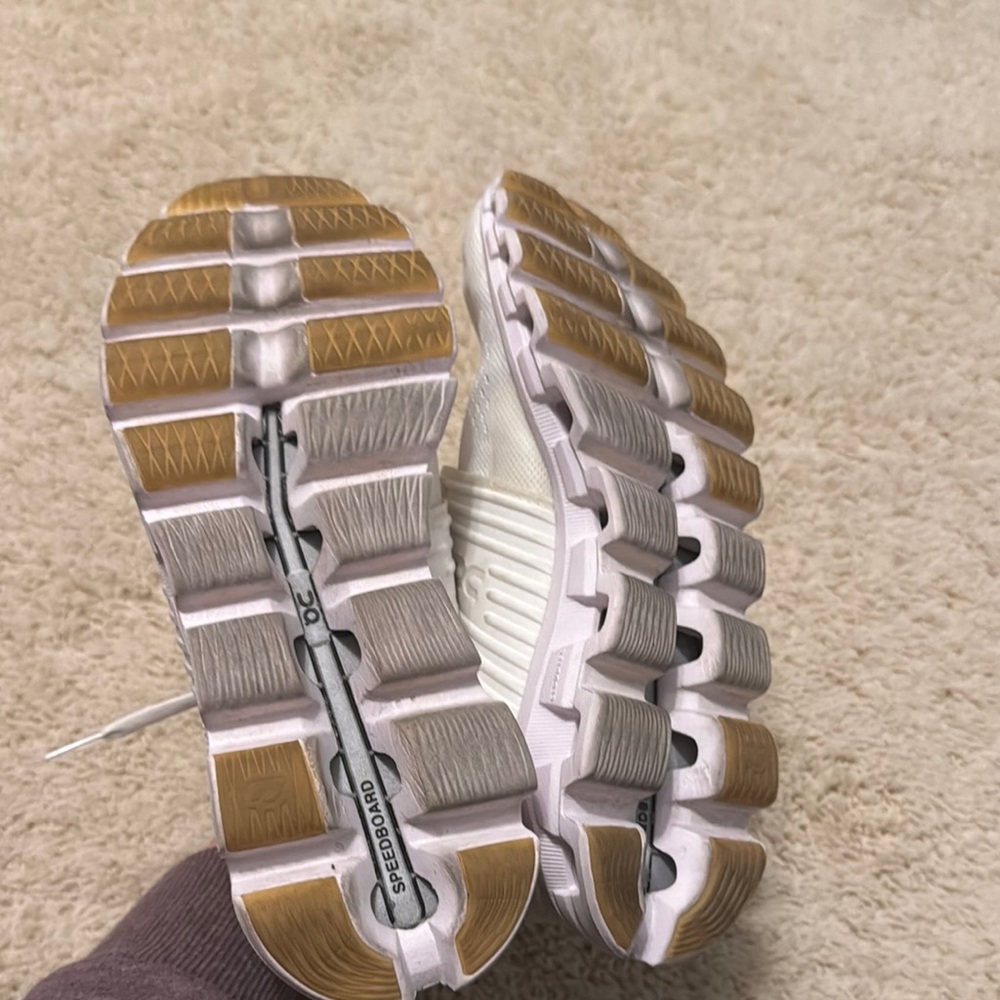 On Running White Athletic Shoes - Picture 4 of 6